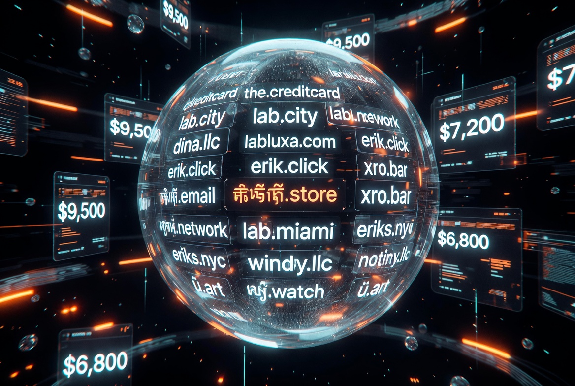 3D visualization of the eriks.best live tech intelligence feed